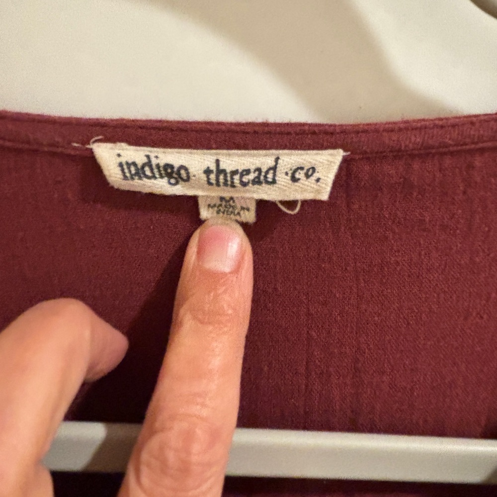 Indigo Thread Medium Top - image 7